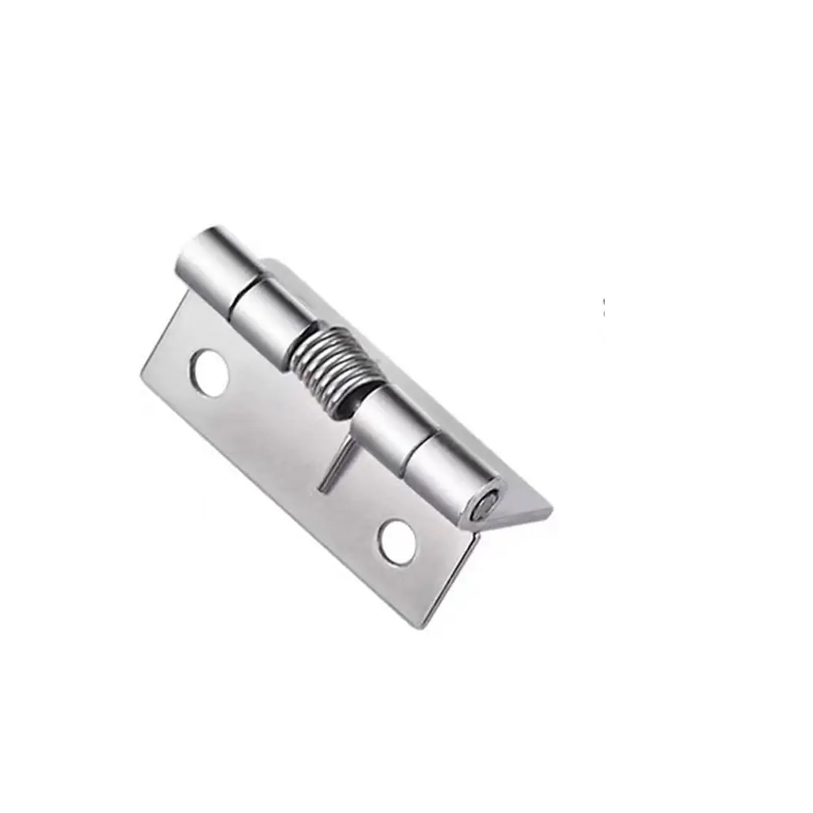 Wsqhao One Color 6Pcs Automatic Door Hinge Rebound Stainless Steel Self Closing Hydraulic Buffer Cabinet Hinges For Doors(2 Inch)