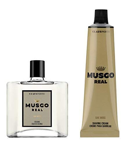 Claus Porto Musgo Real Roble Musgo Dos Piezas Shaving Kit