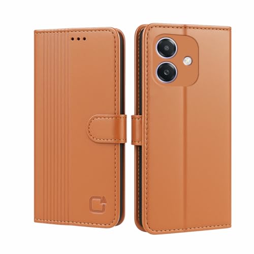 Image of AIBEX Shock Proof Flip Compatible for Oppo A3x 4G / Oppo A3 5G / Oppo A3x 5G Flip Cover Leather Finish | Inside TPU with Card Pockets | Wallet Stand | Complete Protection Flip Case