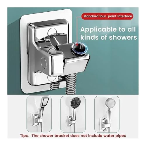 Soporte para cabezal de ducha autoadhesivo: repara tu baño sin perforar azulejos 5