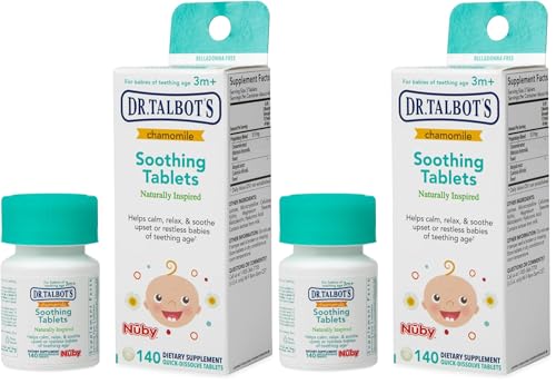 Image of Dr. Talbot's Chamomile Soothing Tablets, Quick Dissolve, 140 Count (Pack of 2)