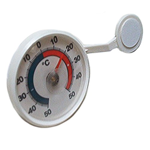 Bimetall Analog Fenster , Außen , Klebe Thermometer . Fensterthermometer...