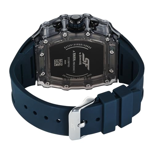 Image of SF Maiden Voyage Sport Watch Quartz Analog with Blue Dial Blue Silicon Strap Watch for Men - 77178PP03W
