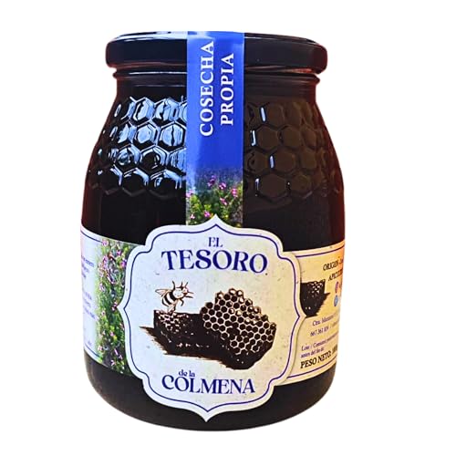 Miel de Brezo Pura de Abeja, dulce con notas amargas, Cosecha Junio 2025, 100% natural y CRUDA (extraida y envsada en frio). Origen 100% España, Zamora, Miel artesanal sin filtrar ni procesar (1000g)