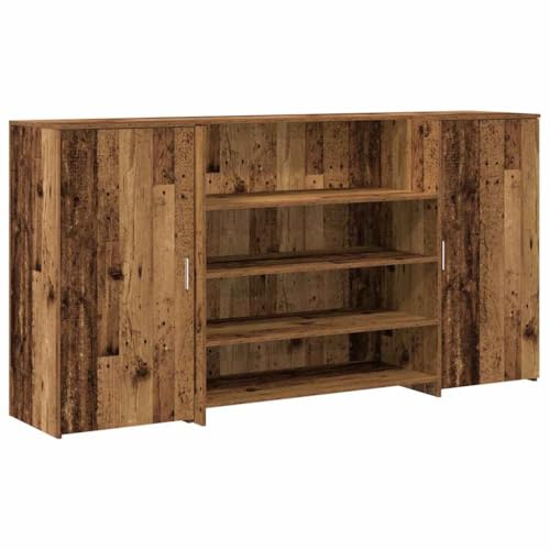 【Ampio spazio di archiviazione:】 La reception e l'armadietto offrono ampio spazio per riporre le forniture per ufficio, i documenti, gli oggetti personali e altri oggetti essenziali ben organizzati e a portata di mano.