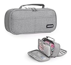 Mokani Large Capacity Pencil Case, Stationery Storage Handheld Pen Pouch Bag Multiple Compartment Double Zipper Cosmetic Po…