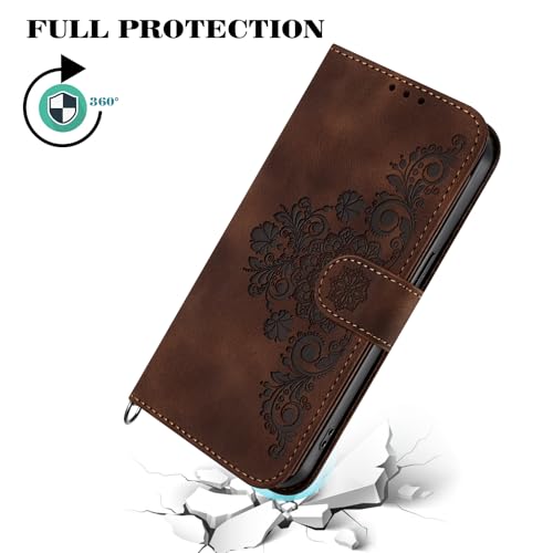 Netany Lanyard Case for Xiaomi Poco X4 Pro 5G, PU Leather Wallet Phone Case with Adjustable Crossbody Lanyard Strap - Image 4