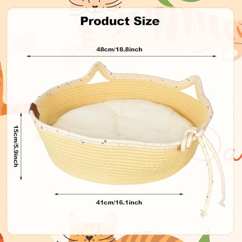 Nid pour chat avec coussin amovible : offrez-lui un sommeil doux et protecteur - 8