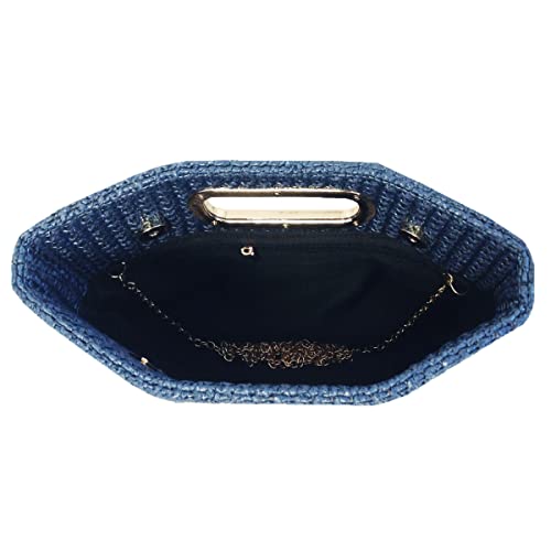 Image of Top Handle Straw Clutch