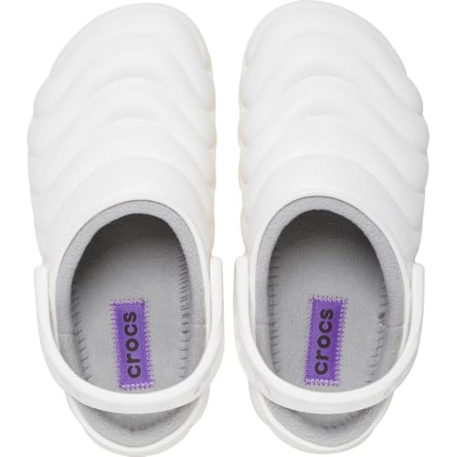 Image of Crocs Unisex Adult Classic Lined Overpuff & Geometric Fuzzy Clogs