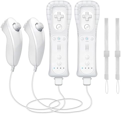 Amazon.com: WDZP (White *2) Remote Controller with Motion Plus for Wii