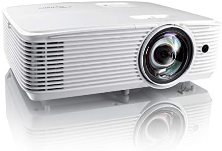 Optoma EH412ST Short Throw 1080P HDR Professional Projector | Super Bright 4000 Lumens | Business Presentations, Classrooms, or Meeting Rooms | 15,000 Hour lamp Life | Speaker Built in | Portable