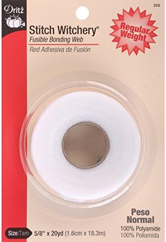 Dritz 222 5/8-Inch by 20-Yard Stitch Witchery, Regular (2 Pack) image 4