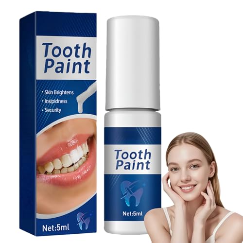 Instant White Teeth Paint - Quick-Dry Enamel Lacquer for A Bright Smile,Easy at-Home Stain Removal & Teeth Whitening,Effortless Smile Brightener with Lasting Shine
