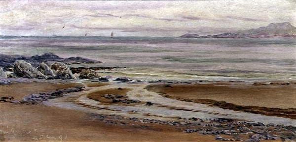 Impression d'affiches Le Gange de Brett sur toile haut de gamme 60x90