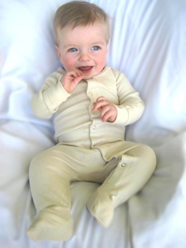 L'ovedbaby baby-girls Organic Baby Snap Footie3