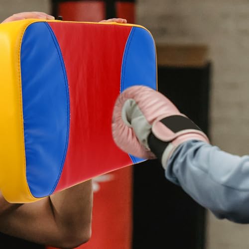 Protector de patada para taekwondo BESPORTBLE con asa y correas ajustables 4