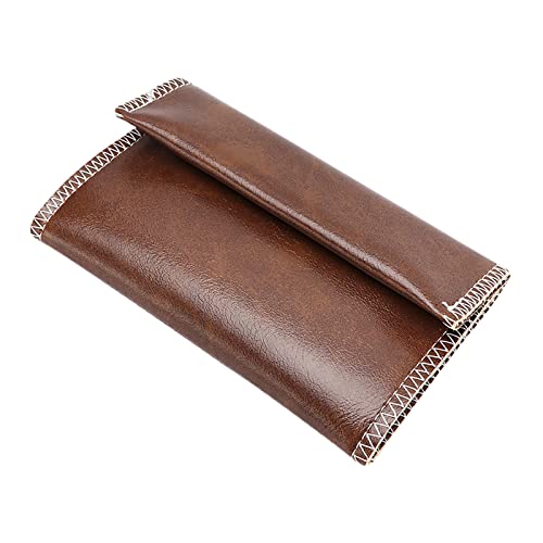 Dzmuero Blague À Tabac, Blague À Tabac À Rouler, Pochette Tabac A Rouler En Cuir Avec Compartiment Zip Supplémentaire, Étui À Rouler En Cuir, Pochette À Rouler Cover