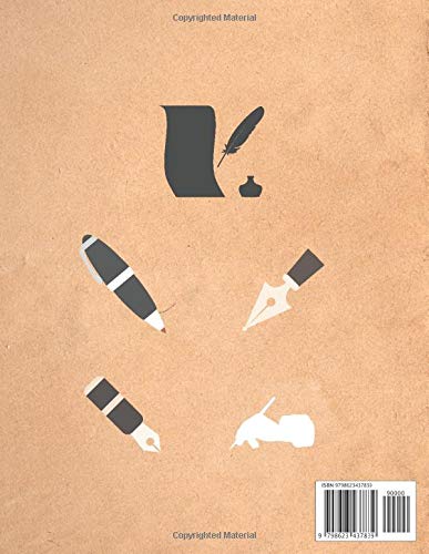 Hand Lettering and Calligraphy Practice Book: 55 Degree Slanted Angle Calligraphy Guide (35 pages) , Dashed Line Handwriting Practice (35 pages) & Dot Grid Paper (35 pages) / 105 Pages - Image 2