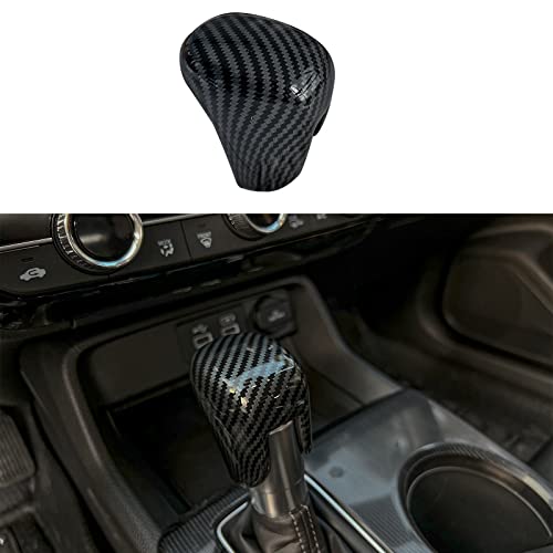 MOOTCOR for 11th Gen Civic ABS Carbon Fiber Style Gear Shift Knob Cover Trims Change Lever Decoration for Honda Civic 2022, for Honda Accord 2018-2022