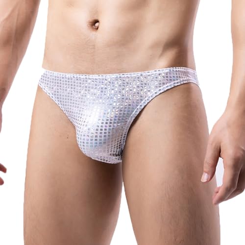 Panegy Men Shiny Underwear Sexy Mens Underwear Mens Sexy Lingerie Underwear Mens Thongs Underwear Sexy S-XL