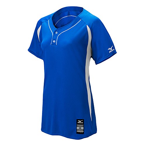 Maillot de Jeu Mizuno Elite pour les Matchs de Softball et Entraînements Club Femme