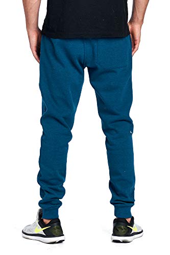 Image of ProGo Men's Casual Jogger Sweatpants Basic Fleece Marled Jogger Pant Elastic Waist