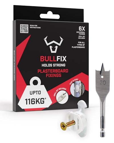 Bullfix Universal Plasterboard Fixings Heavy Duty - 6 Pack