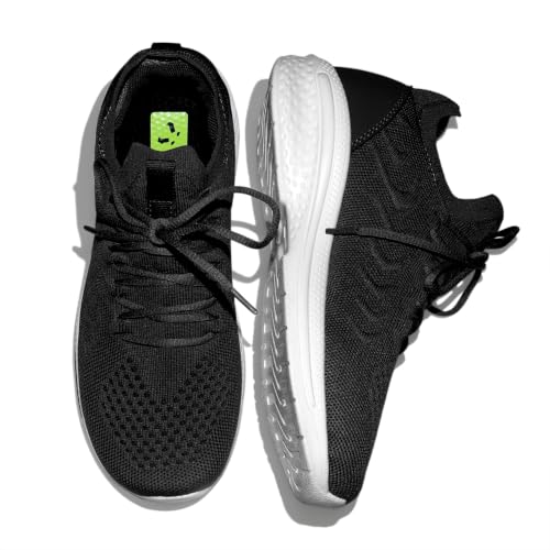 Image of Pujcs Womens Walking Running Shoes Slip-on Breathable Mesh Tennis Sneakers | Lightweight Non-Slip Shoes-Cushioned Athletic Sneakers for Gym Hiking Workout Casual Work