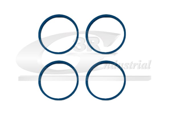 3RG INDUSTRIAL - Junta Colector Admisión (4Pcs) - OEM 11617528340 - Piezas para Coche Recambios Motor y Otras Partes de Vehículo - Compatible con los distintos Modelos de Coche.
