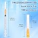 25 Gauge 1 inch Syringes Luer Lock Disposable Syringes for Scientific Labs, Industrial Adhesives, Refilling Inks,Individually Wrapped,100 Pack