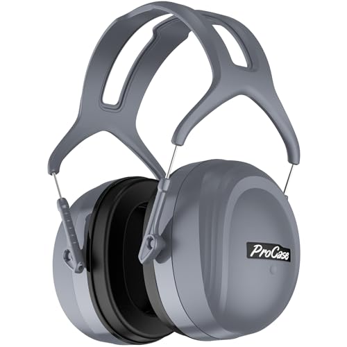 Image of ProCase Extra Large SNR 37dB Noise Cancelling Headphones NRR 30dB Ear Muffs | Hearing Protection for Adults Noise Reduction, Wide Size Adjustment and Comfortable