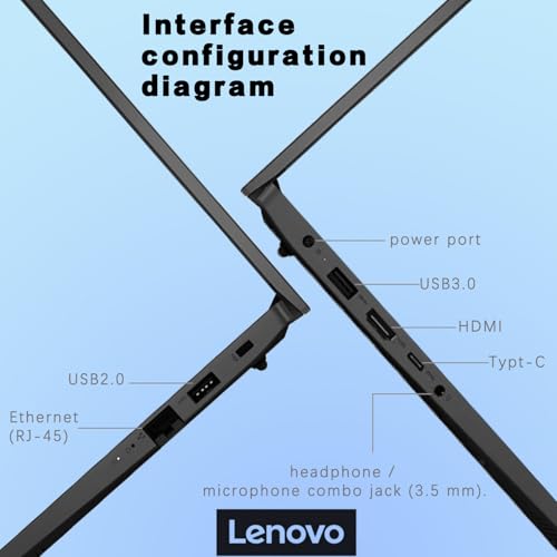 Image of Lenovo V15 Business Laptop Computer, 15.6 inch FHD Display, Intel Processor, 40GB RAM, 4TB SSD, Long Battery Life, Privacy Shutter, Dolby Audio, Quiet Keyboard, Windows 11 Pro