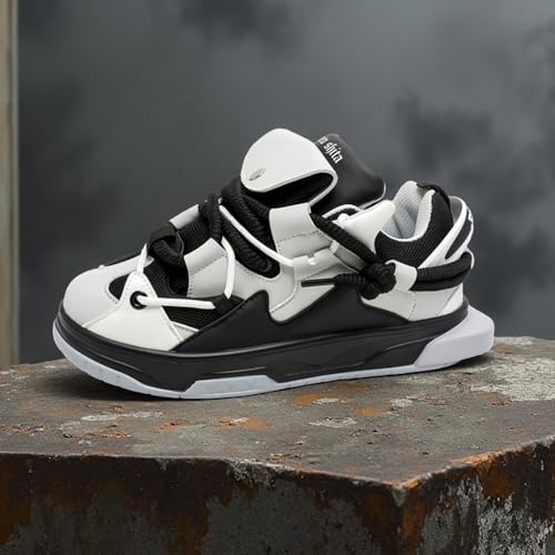 Fashion Women’s Platform Chunky Sneakers Breathable Lightweight Height Increasing Footwear Unisex Casual Walking Skate Shoes4