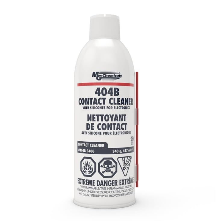 404B-340G, Chemicals Contact Cleaner with 340G (12 OZ) AEROSO