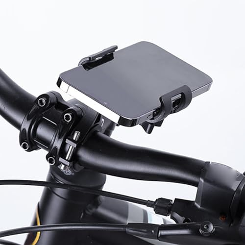 Keenso Suporte universal para celular de bicicleta de liga de alumínio giratório de 360 graus para c