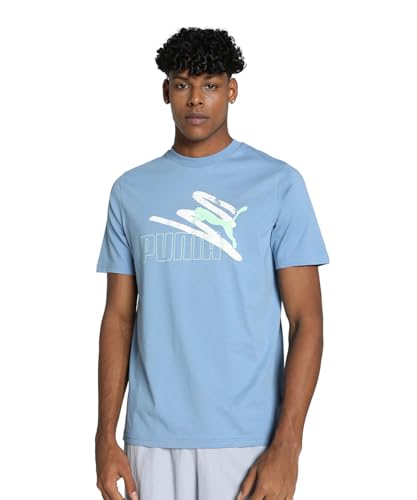 Image of Puma Men's Printed Regular Fit T-Shirt