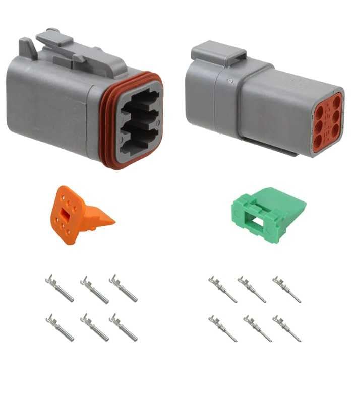 Connecteur série DT mâle femelle 6 voies étanche pour faisceau électrique auto et moto