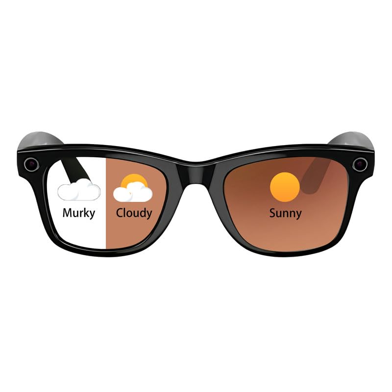 Image of YEIN Replacement Lenses for Ray-Ban Meta RW4006(50mm)&RW4012(GEN 2), Blue Light Blocking /Polarized Sunglasses