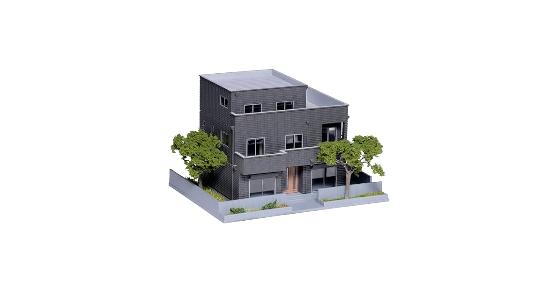 Amazon | KATO Nゲージ 二世帯住宅 ダークグレー ジオラマ用品