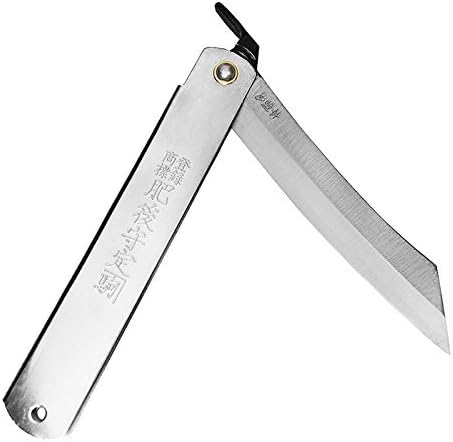 HIGO NO KAMI Folding Knife – SK Steel 120mm Silver