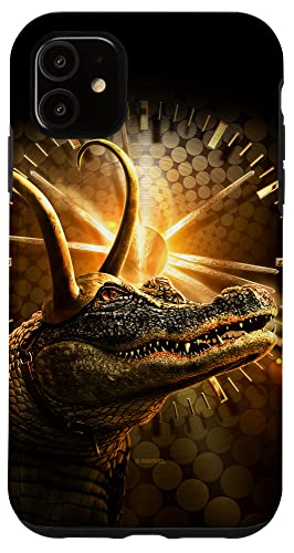 Funda iPhone 11 Loki Disney+ evita arañazos con el póster de Alligator Loki