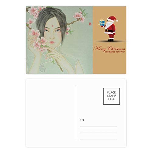 Cartes postales fleurs de pêche pour correspondance et décoration murale zen