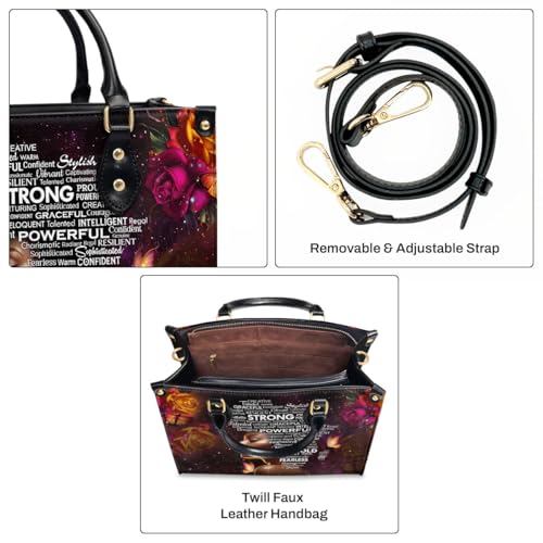 Leather Handbag, Tote Bag For Women - Mothers Day Gifts - Birthday Gifts For Grandma, Mom, Besties - Purse For Women3