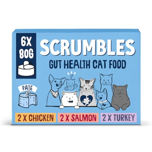 Scrumbles Wet Cat Pate Classic Selection 6 x 80g