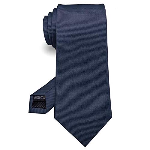 RBOCOTT Solid Color Tie Formal Necktie for Men