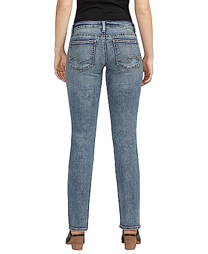 Silver Jeans Co. Women's Tuesday Low Rise Straight Leg Jeans3