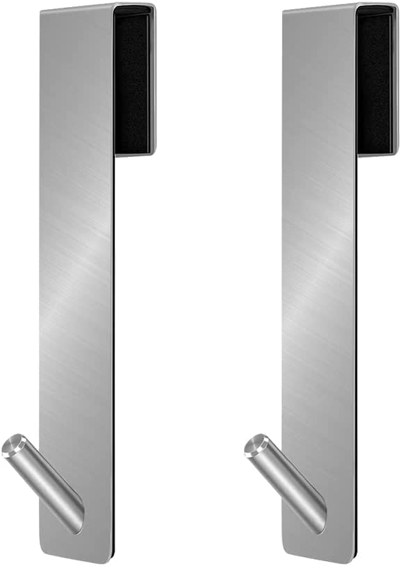 FULEADTURE Ganci Per Porta Doccia, Set Da 2, Ganci Per Porte Doccia In Vetro Senza Telaio Ganci Per Asciugamani In Acciaio Inox 99258424