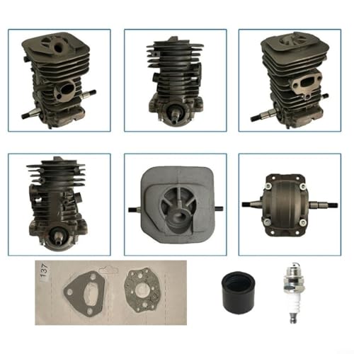 Assemblage cylindre piston pour moteur de tronçonneuse 137 141 - 8