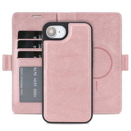 ���̓}�O�l�b�g 2in1 �蒠�^ iPhone 17e / 16e �p �P�[�X Magsafe�Ή� �J�[�h���[ 3�� �ϏՌ� ���^ �y�� ���� TPU �A�C�t�H�� �J�o�[ ���[�Y�S�[���h